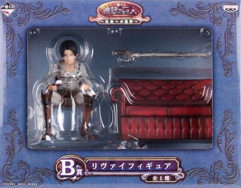 Фігурка Banpresto Атака Титанів Леві Аккерман Attack on Titan Levi Ackerman 11 см WST B LA 11 WST B EY 11 фото
