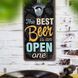 Открывалка бутылок на стену The best beer is an open one 124740 фото 2