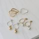 Серьги серебряные Невесомые капельки mix gold 925 20-11104SGm-5047s фото 3