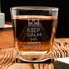 Склянка для віскі "Keep calm and drink whiskey", англійська, Крафтова коробка BD-SV-02 фото 2