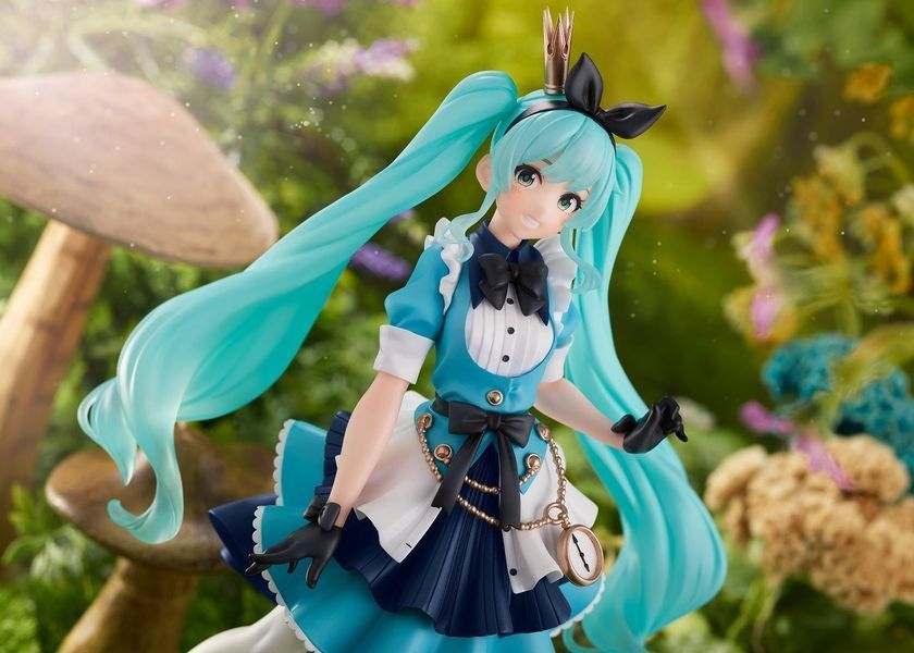 Фигурка Taito Vocaloid Hatsune Miku Alice Вокалоид Хацунэ Мику Алиса 18 см T V HM A 18 T V HM A 18 фото