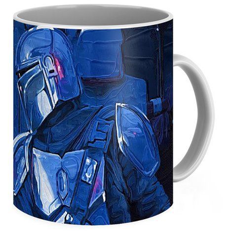 Кружка GeekLand Звёздные войны Мандалорец Мандалорец Star Wars The Mandalorian синий фон TM.04.25 TM.04.25 фото