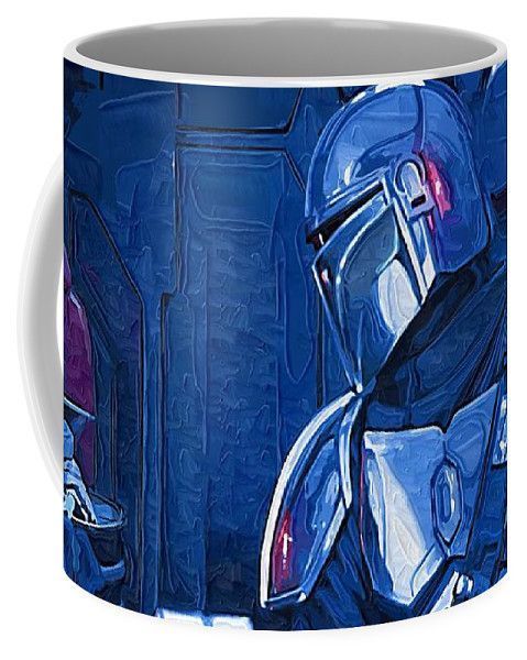 Кружка GeekLand Звёздные войны Мандалорец Мандалорец Star Wars The Mandalorian синий фон TM.04.25 TM.04.25 фото