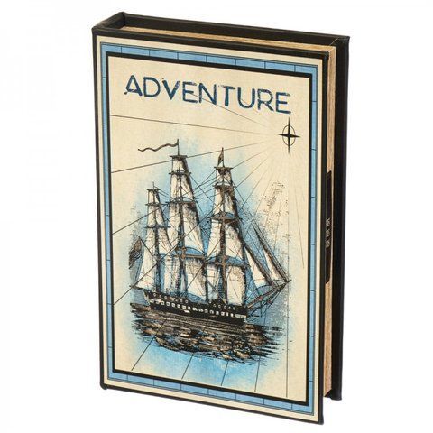 Книги сейф с кодовым замком Adventure 26 см 2355726498 фото