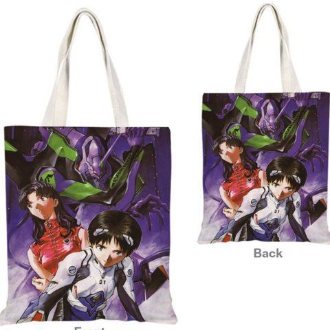 Шопер еко-сумка Євангеліон Evangelion 33 х 37 см двосторонній 3014751228 фото