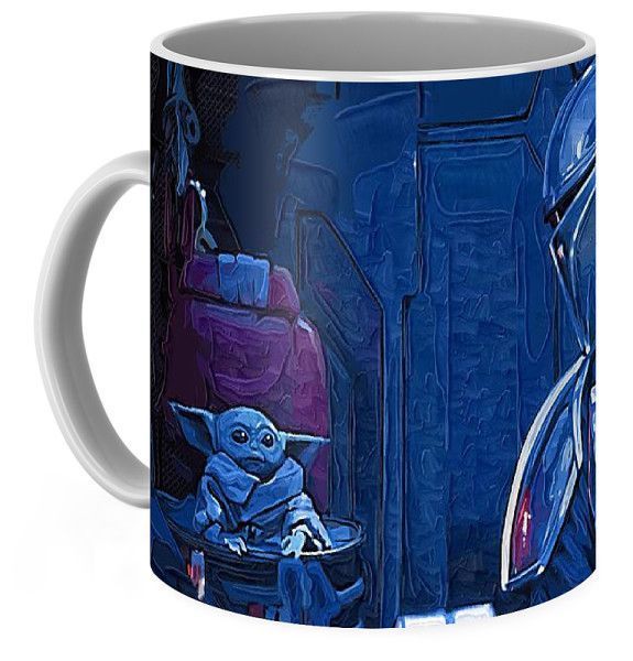Кружка GeekLand Звёздные войны Мандалорец Мандалорец Star Wars The Mandalorian синий фон TM.04.25 TM.04.25 фото