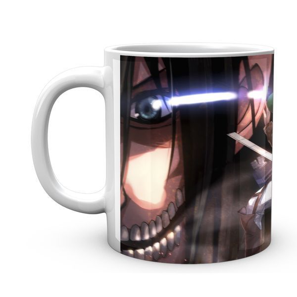 Кружка GeekLand Attack on Titan Атака Титанов Эрен Микаса AOT 002.01 AOT 002.01 фото