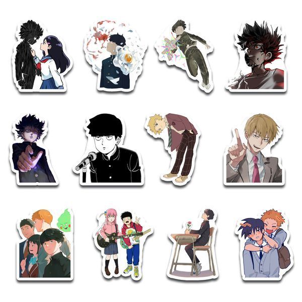 Стікерпак Набір наклейок GeekLand Моб психо 100 Mob psycho 100 45 штук SP MP 01 SP MP 01 фото