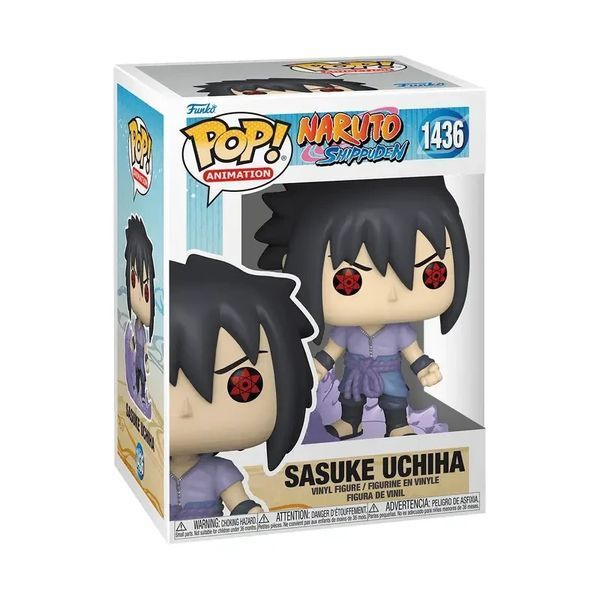 Фигурка Funko Pop Фанко Поп Naruto Shippuden Sasuke Uchiha Наруто Шипуден Саске Учиха 10 см N SU 1436 N SU 1436 фото