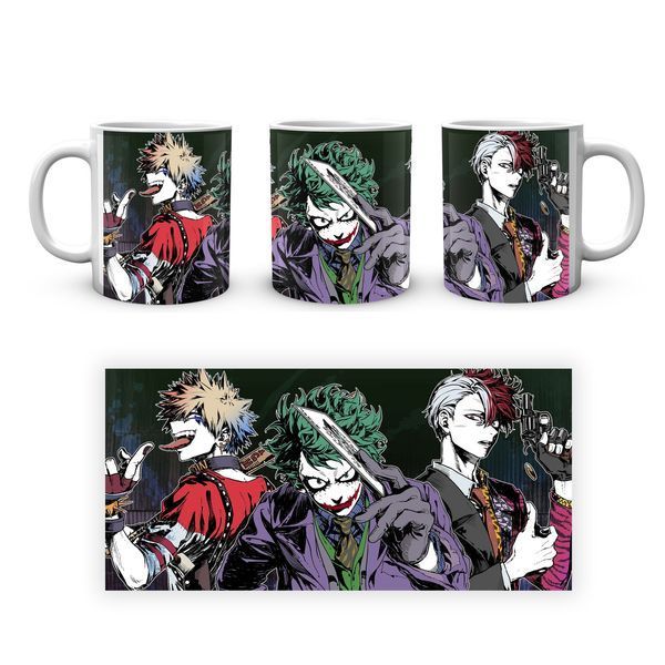 Кухоль GeekLand Моя геройська академія My Hero Academia Бакуго, Деку і Тодорокі в косплей героїв DS&nbsp;MHA 02.530 1683902987 фото