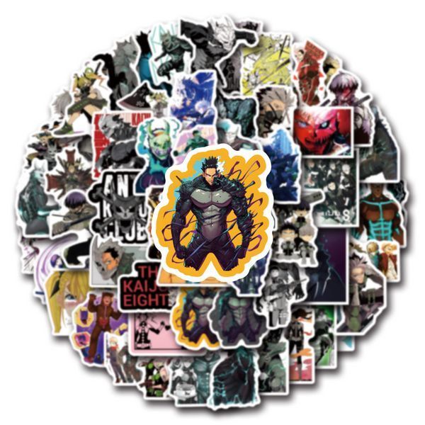 Стикерпак Кайдзю No 8 Набор наклеек GeekLand Kaiju No. 8 56 штук 2881874871 фото