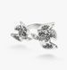 Кольцо серебряное женское Голубки 925 Птицы 20-21,5 размер 5-11502S-5007k фото 1