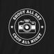 Экосумка "Shoot all day, cropp all night", Черный, английский 2603864362 фото 3