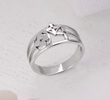 Кольцо серебряное Люкс 925 Rhodium 19 размер 2564746437 фото