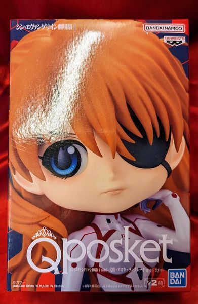 Фигурка Bandai Q posket Evangelion Asuka Langley Евангелион Аска Лэнгли Сорью Movie Version&nbsp;14 см QS E AS TV QS E AS TV фото
