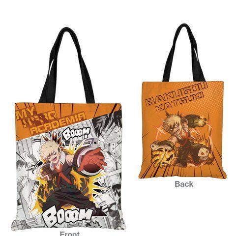 Шопер еко-сумка Моя геройська академія Кацуки Бакуго My Hero Academia Katsuki Bakugou 33 х 37 см двосторонній 3014751229 фото