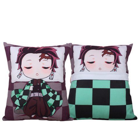 Подушка Дакимакура Клинок рассекающий демонов Танджиро Demon Slayer Tanjiro 35 см DP DS T DP DS T фото