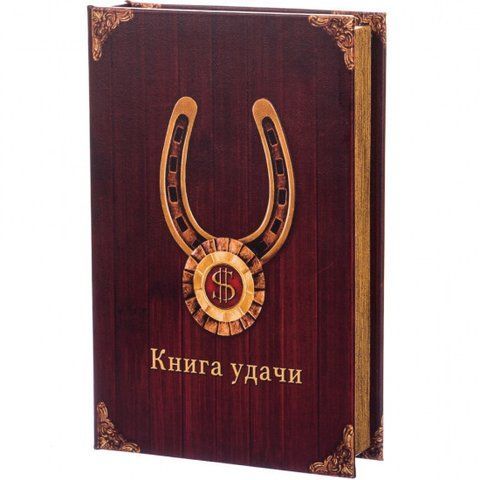 Книга сейф Пусть сопутствует удача 26см 2355725138 фото
