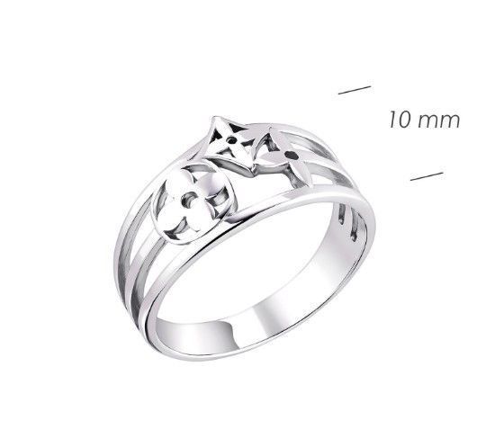 Кольцо серебряное Люкс 925 Rhodium 19 размер 2564746437 фото