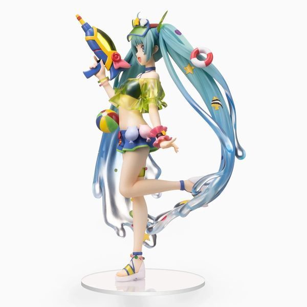 Фигурка Sega SPM Vocaloid Hatsune Miku Splash Parade Вокалоид Мику Хацунэ 21 см S SPM V HM SP 21 S SPM V HM SP 21 фото