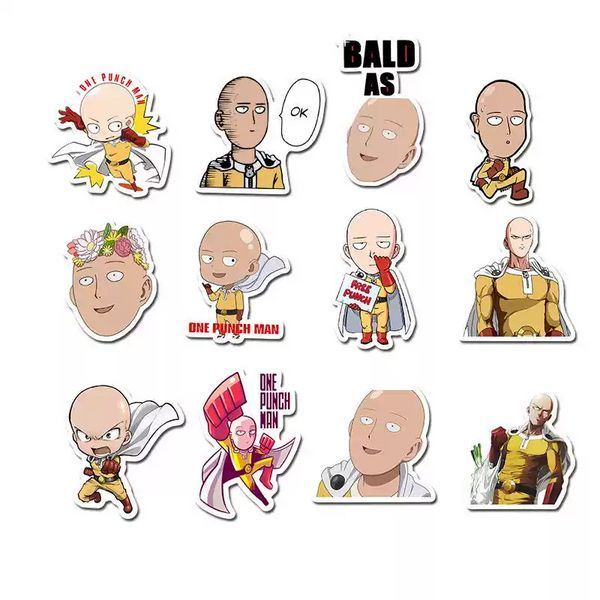 Стікерпак Ванпанчмен Набір наклейок GeekLand One-Punch Man 50 штук 2881874819 фото