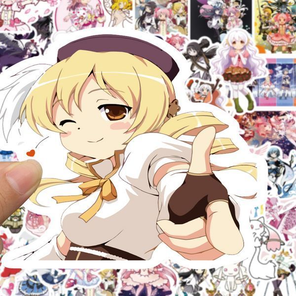 Стікерпак Чарівниця Мадока Набір наклейок GeekLand Madoka Magica 50 штук 2940352130 фото