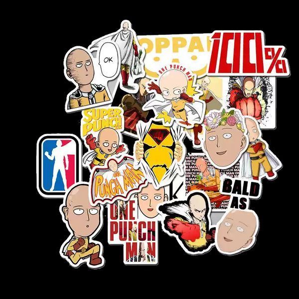 Стікерпак Ванпанчмен Набір наклейок GeekLand One-Punch Man 50 штук 2881874819 фото