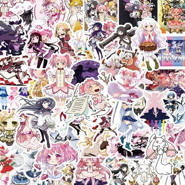Стікерпак Чарівниця Мадока Набір наклейок GeekLand Madoka Magica 50 штук 2940352130 фото