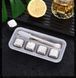 Камни для Виски металлические 4шт со щипцапи в пластиковом контейнере Whiskey Stones WS 2090693854 фото 2
