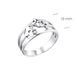 Кольцо серебряное Люкс 925 Rhodium 19 размер 2564746437 фото 4