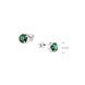 Пусеты серебряные Цефеида Emerald 925 Zirkon 2749348274 фото 7