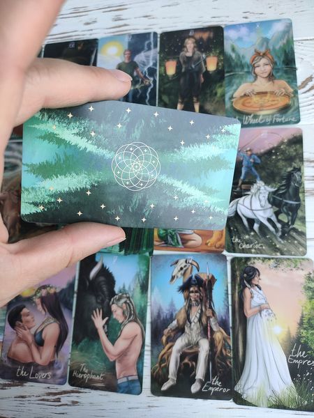 Таро Дикі Відображення Wild reflections tarot 6х10 см у металевій коробці 2633858242 фото
