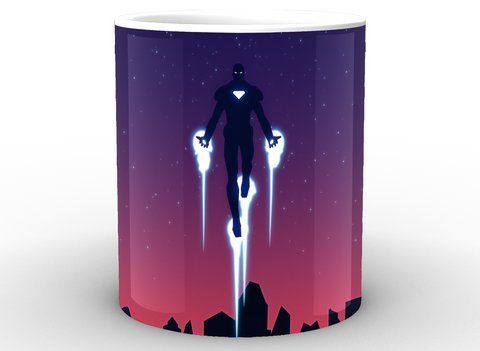 Кружка GeekLand Железный Человек Iron Man фан арт IM.02.034.063 1757922653 фото