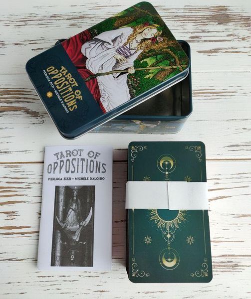Карты Таро Противоположностей Tarot of Oppositions в металлической коробке 2523848628 фото