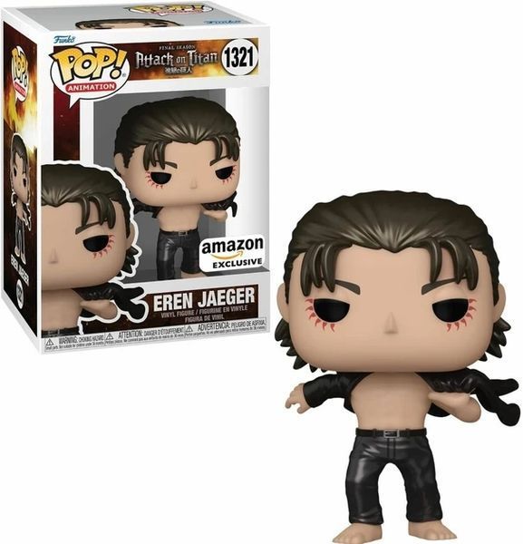 Фигурка Funko Pop Exclusive Фанко Поп Эрен Йегер Eren Jaeger Атака титанов Attack on Titan 10 см AT EJ 1321 2518977534 фото