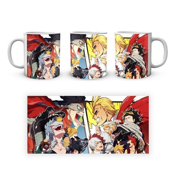 Кружка GeekLand Моя геройська академія My Hero Academia Герої проти Ліги лиходіїв MHA 02.532 1683902989 фото