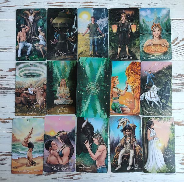 Таро Дикі Відображення Wild reflections tarot 6х10 см у металевій коробці 2633858242 фото