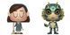 Набор фигурок Funko Pop Фанко Поп Форма воды Элиза и Амфибия Elisa and Amphibian 10 см Movies SW EA Movies SW EA фото 2