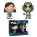 Набор фигурок Funko Pop Фанко Поп Форма воды Элиза и Амфибия Elisa and Amphibian 10 см Movies SW EA Movies SW EA фото 1