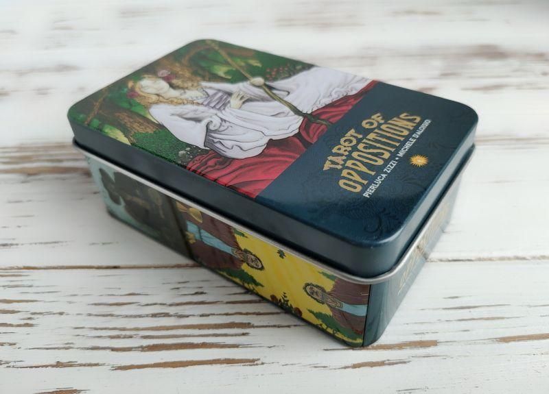 Карты Таро Противоположностей Tarot of Oppositions в металлической коробке 2523848628 фото