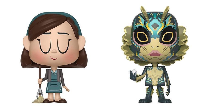 Набор фигурок Funko Pop Фанко Поп Форма воды Элиза и Амфибия Elisa and Amphibian 10 см Movies SW EA Movies SW EA фото