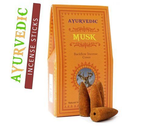 Ayurvedic BACK FLOW Конусы Муск 2569390436 фото