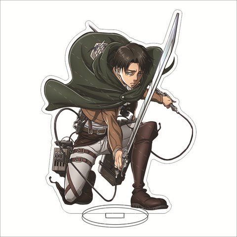 Акрилова фігурка Атака Титанів Леві Attack on Titan Levi 15 см 3057370206 фото