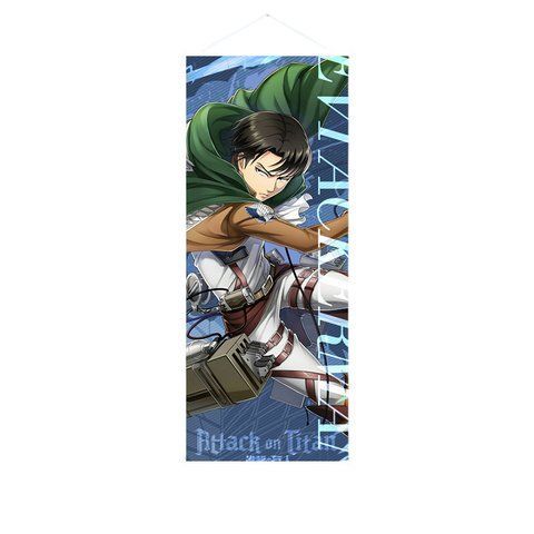 Гобелен Атака Титанов Леви Аккерман Attack on Titan Levi Ackerman 70x25см 2881880056 фото
