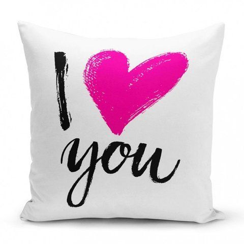 Подушка I Love you 35х35см 126894 фото