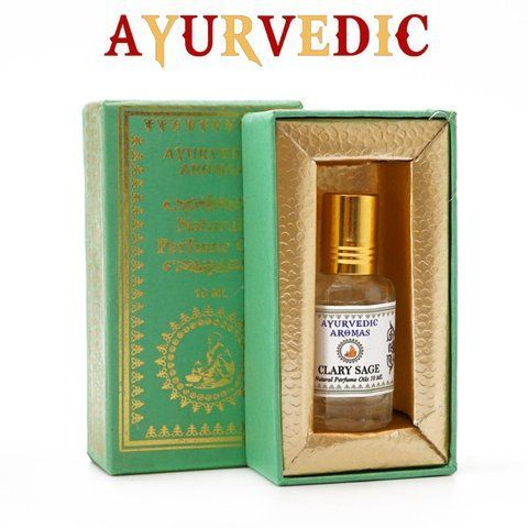 Парфюмерное масло Мускатный шалфей Ayurvedic Clary sage 10ml. 2836858890 фото