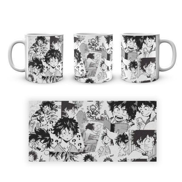 Кухоль GeekLand Моя геройська академія My Hero Academia Мідорія Манга колаж&nbsp;MHA 02.534 1683902991 фото