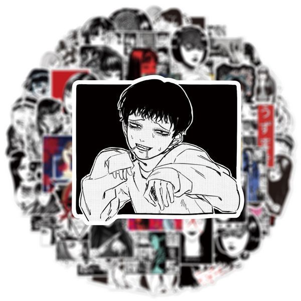 Стикерпак Дзюнди Ито Набор наклеек GeekLand Junji Ito 50 штук 2881874726 фото