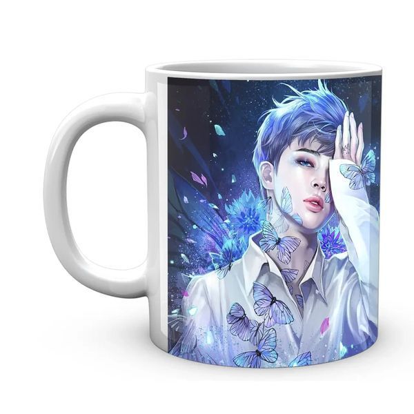 Кружка GeekLand Bangtan Boys Пак Чіміно Малюнок Метелики BTS CP 04.463.609 1683761520 фото