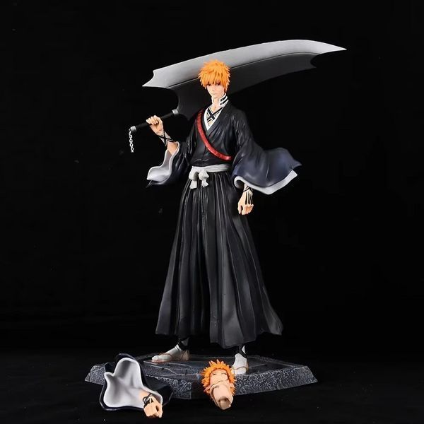 Фигурка Блич Ичиго Куросаки Bleach Kurosaki Ichigo со сменной головой 33 см CH B KI 33 CH B KI 33 фото